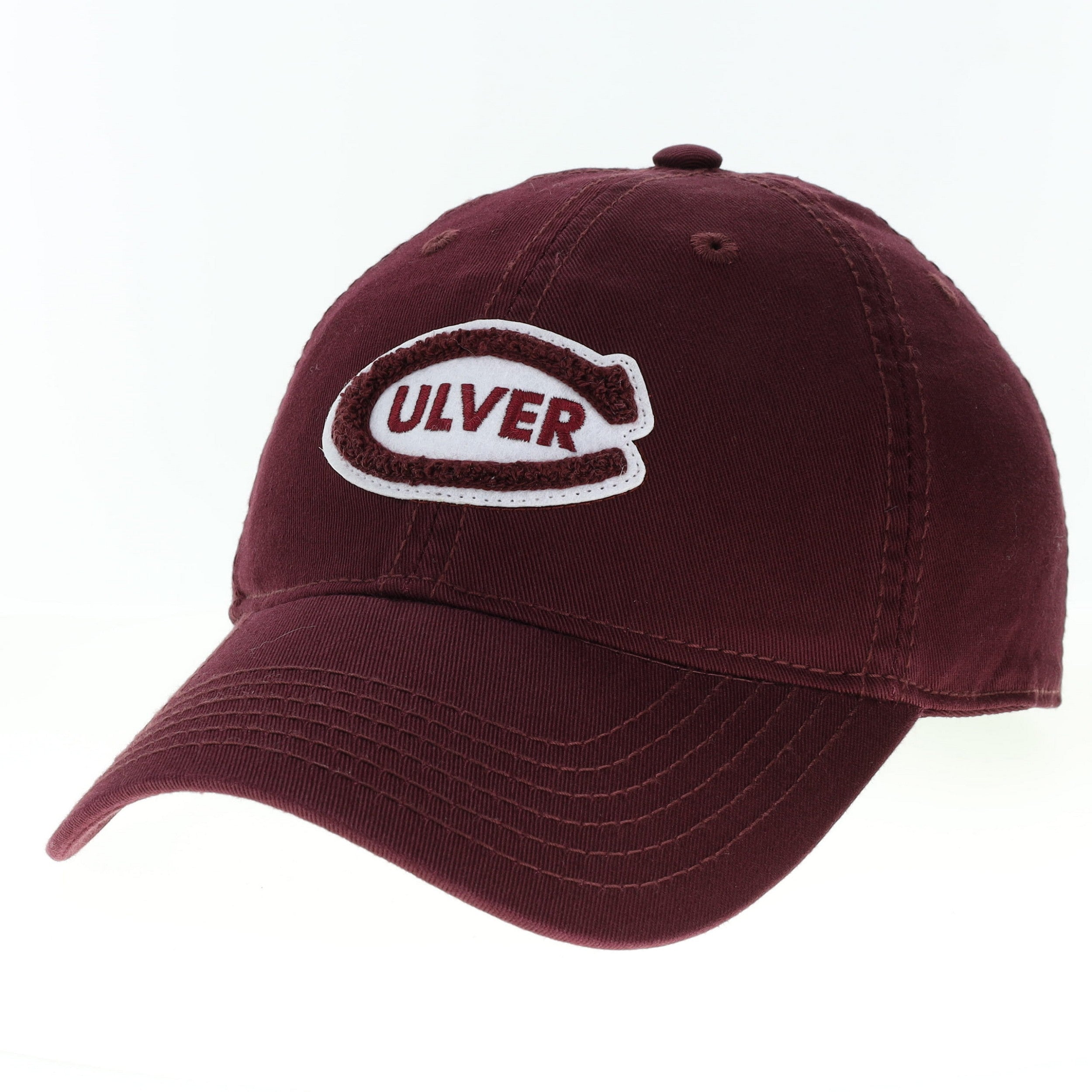 Chenille Varsity Culver Relaxed Twill Hat - Maroon