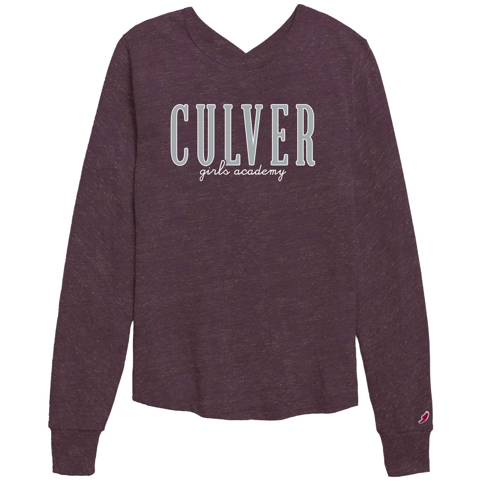 CGA Intramural Long Sleeve Crew - Heather Maroon