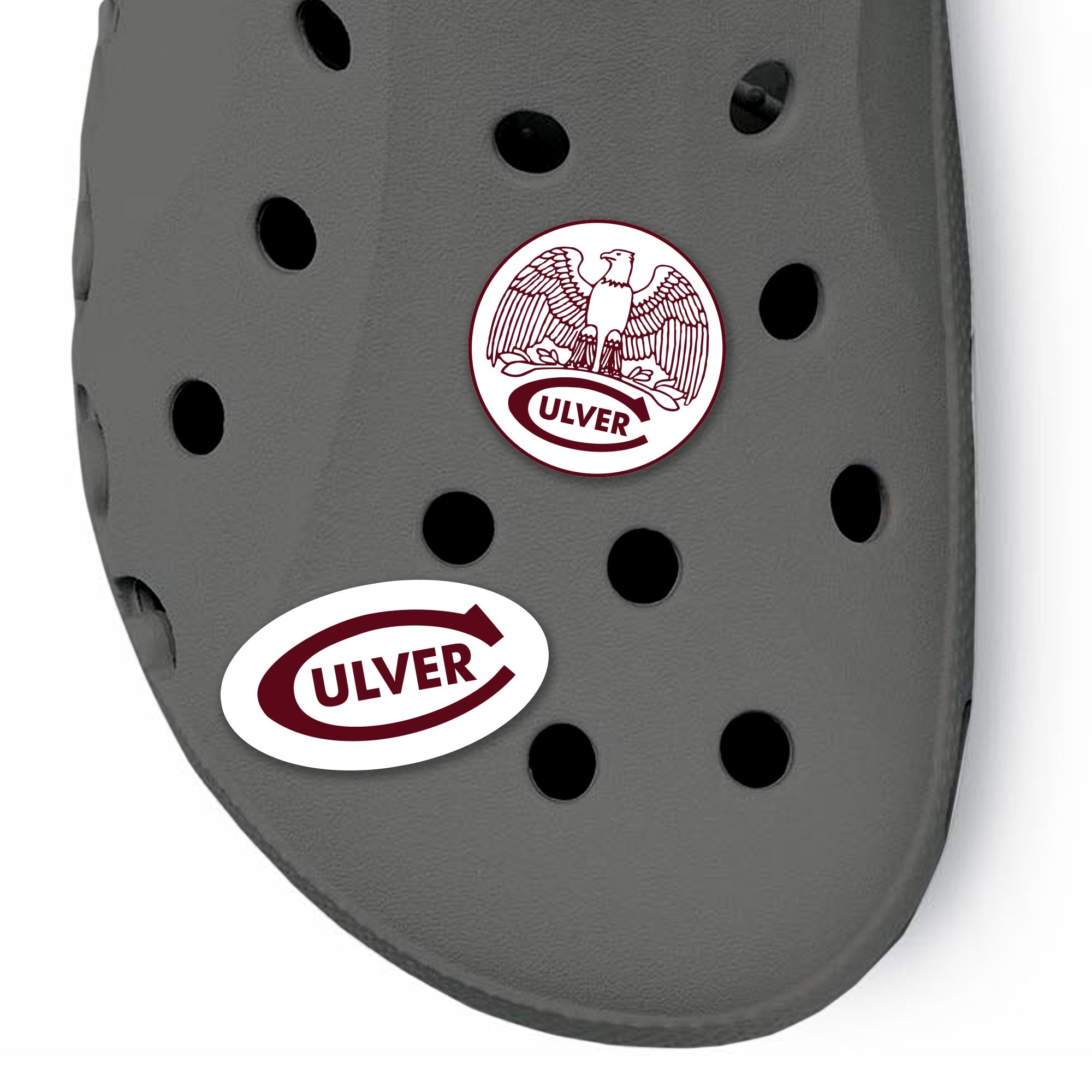 Culver Academies Rubber Hole Clog Charms 2pk