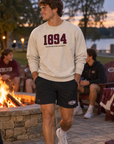 Big Cotton Crew- Oatmeal Heather