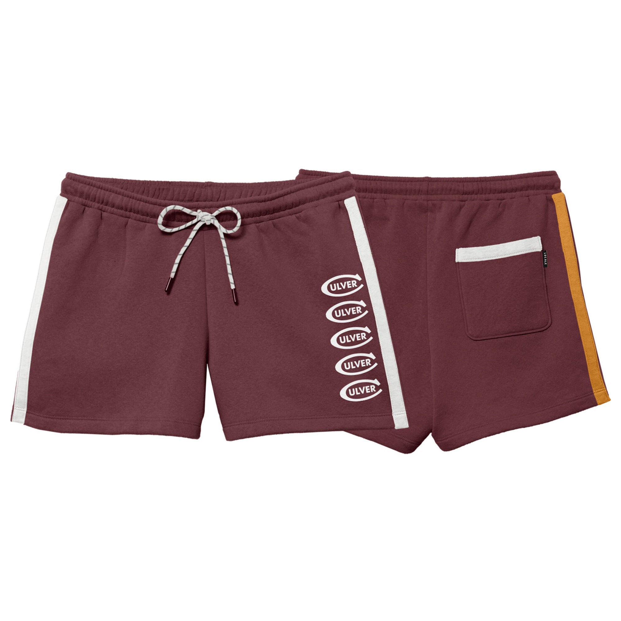 Women's Chaser Stripe Short - Maroon