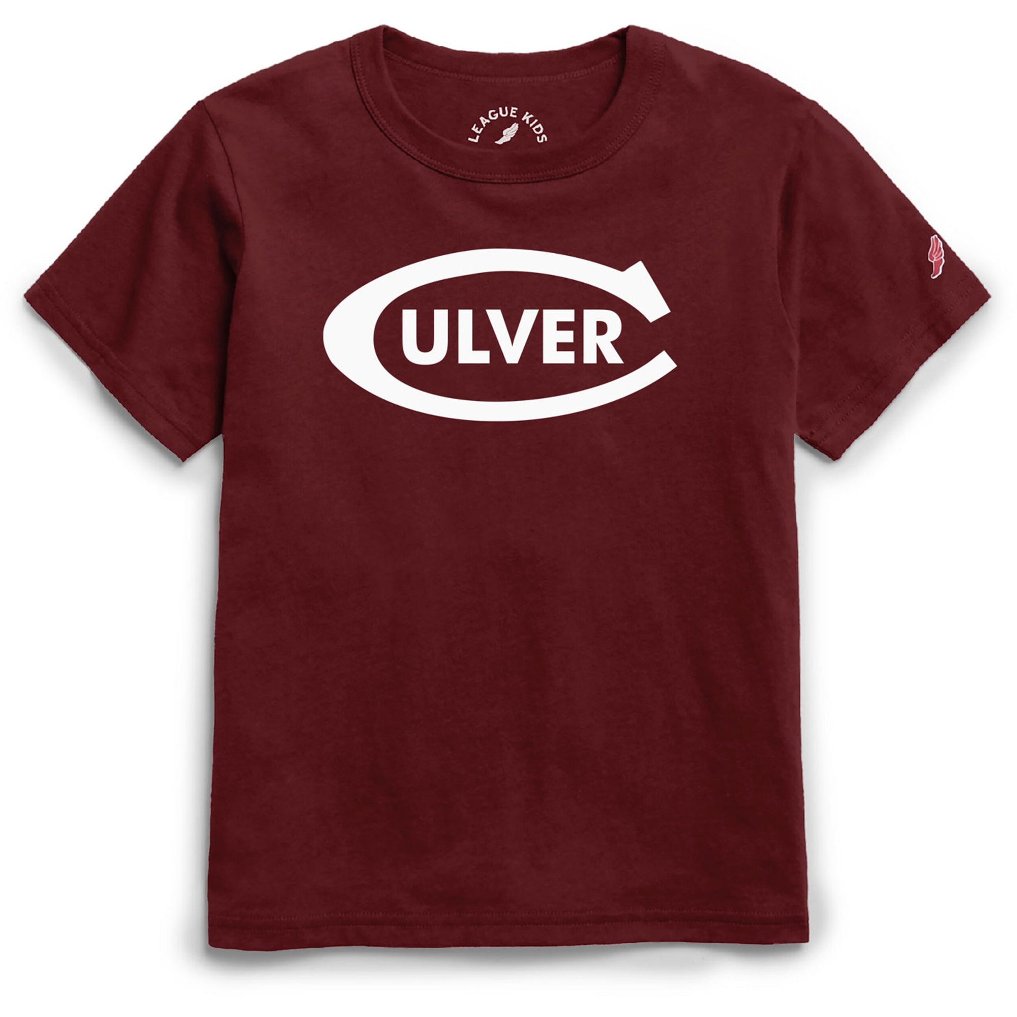 Youth Tumble Short Sleeve Tee - Maroon