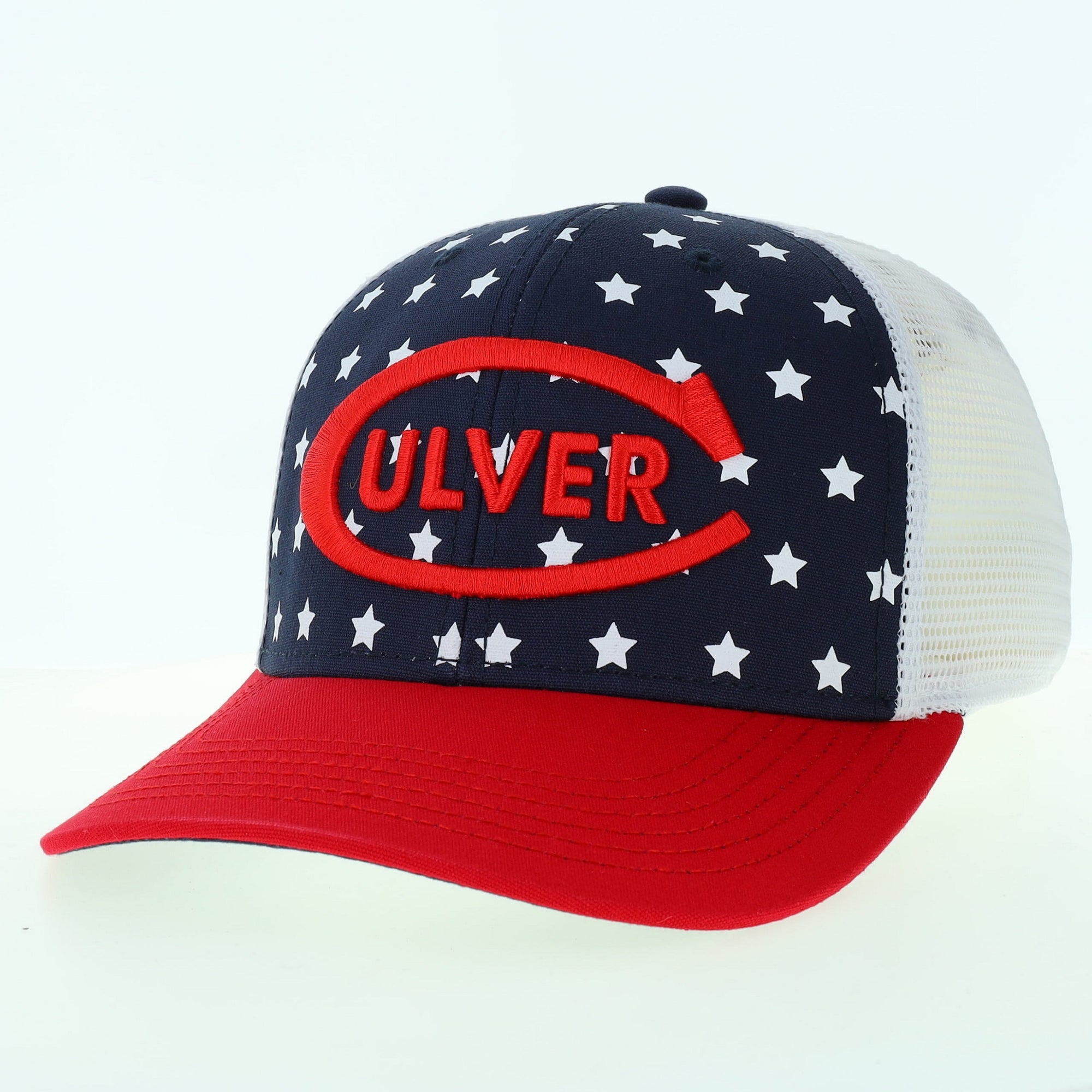 Mid-pro USA Trucker Hat - Navy/Red/White