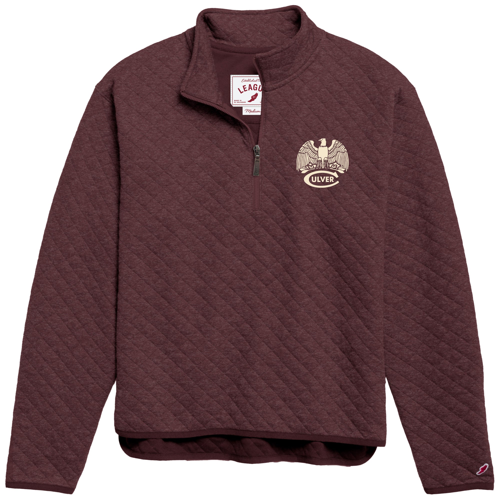 Women's Highland 1/4 Zip - Maroon