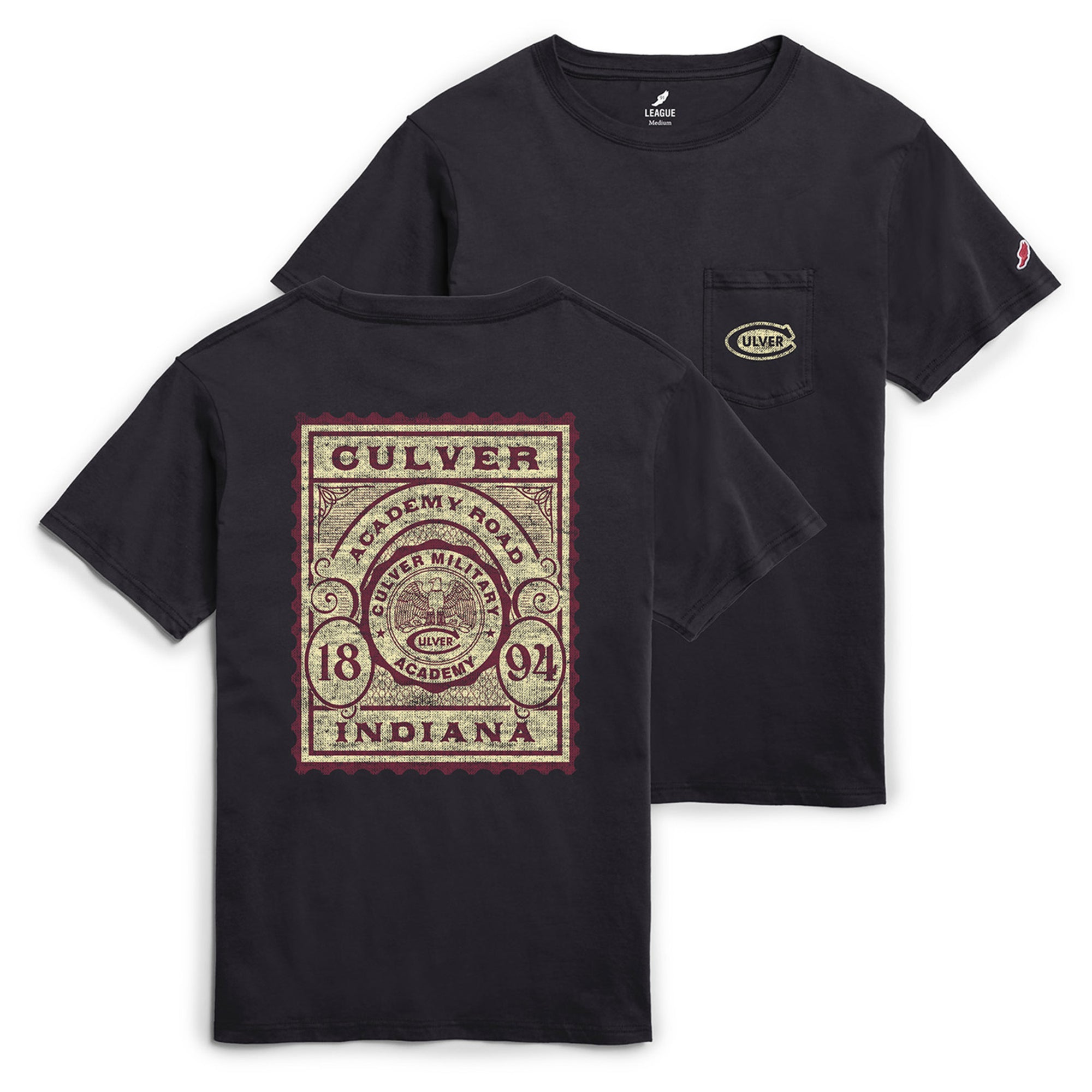 All American Stamp Pocket Tee - Black