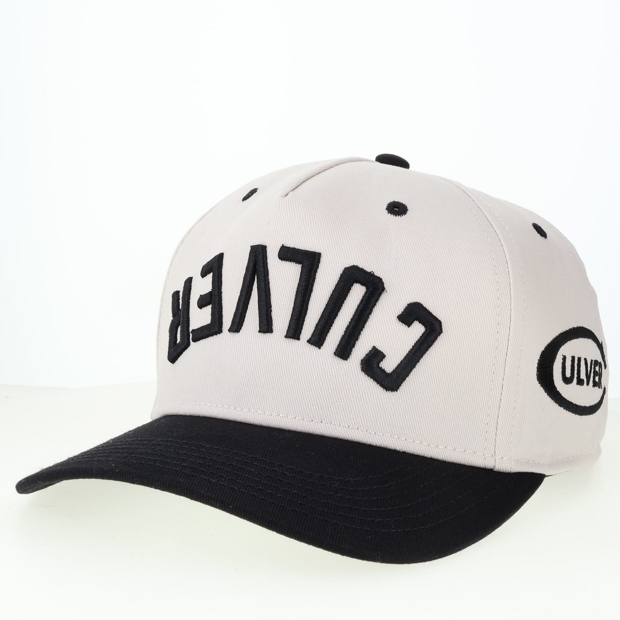 Upside Down Culver Heritage Twill Hat -Tan/Black