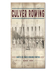 Vintage Rowing Plank Sign - 11" x 20"