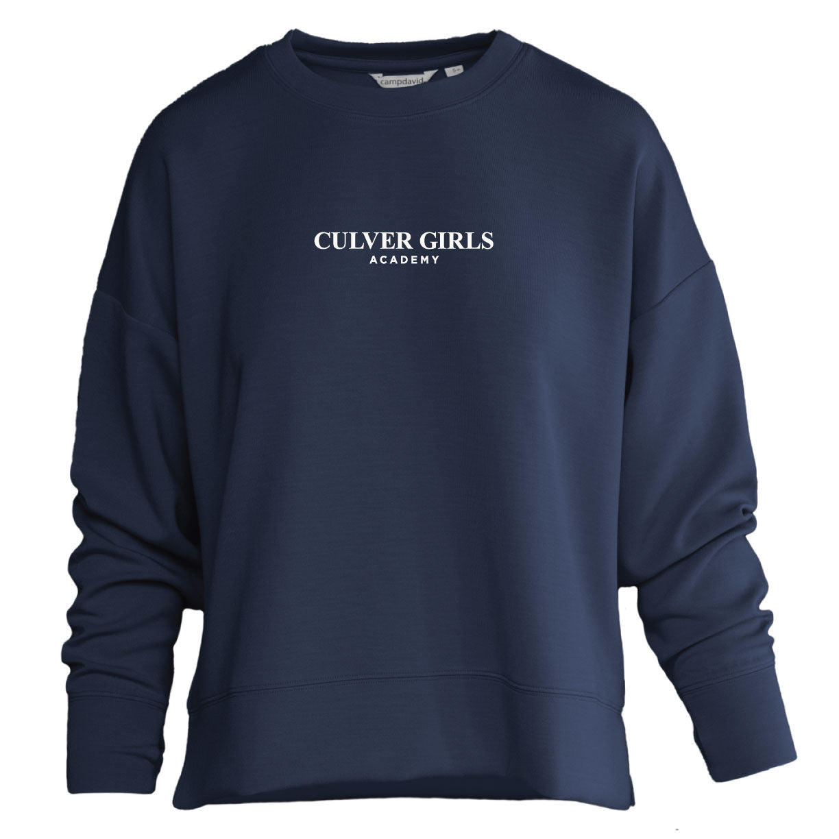 Women's Camp Cashmere Crew- Navy