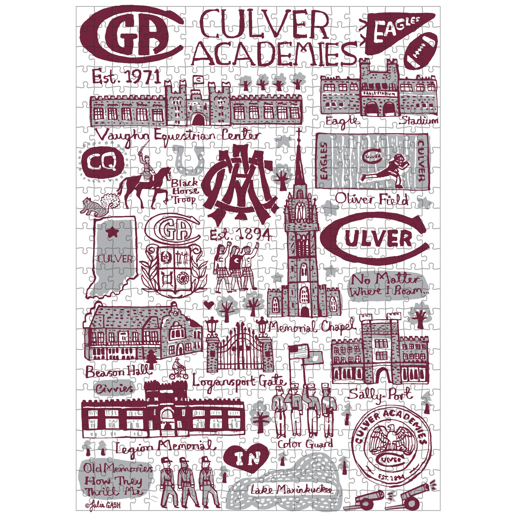 Julia Gash Culver Design Puzzle - 500 PC