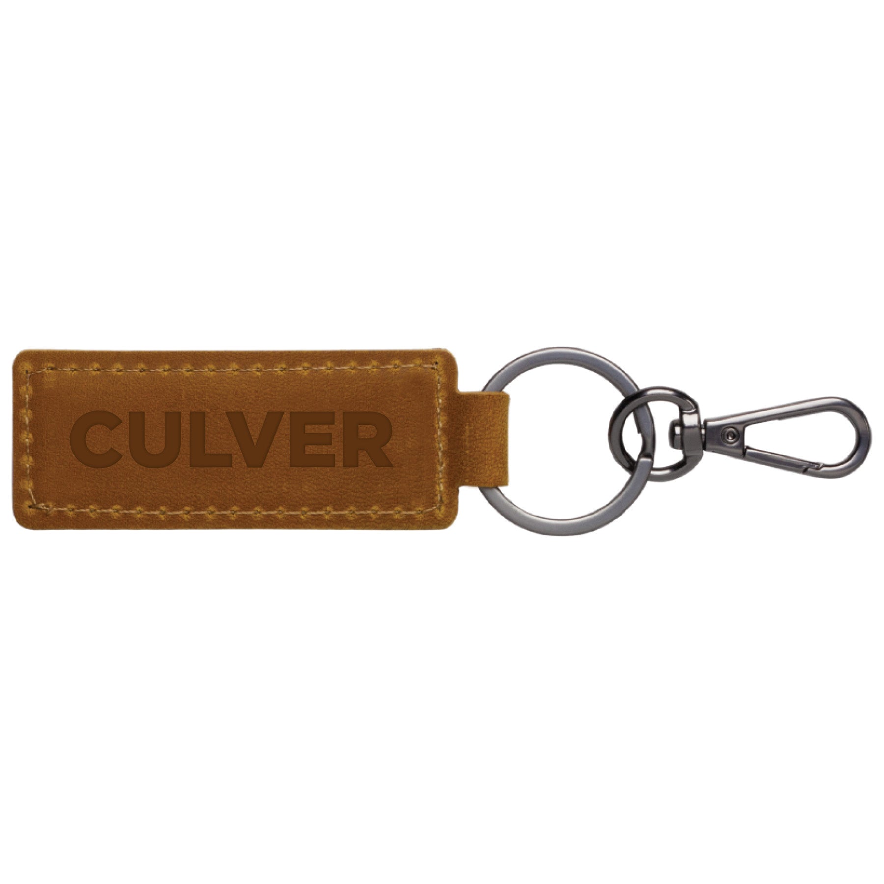 Culver Crazy Horse Leather Keytag