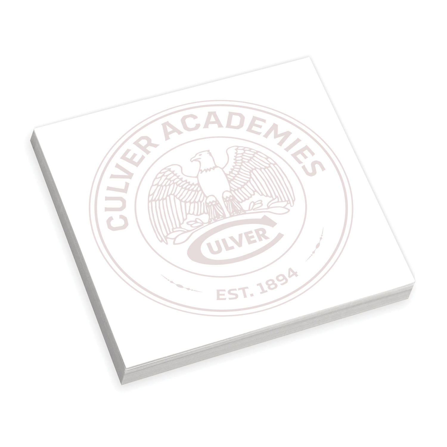 Souvenir Sticky Note 25 Sheet Culver Academies 3x3 - 2 Pack