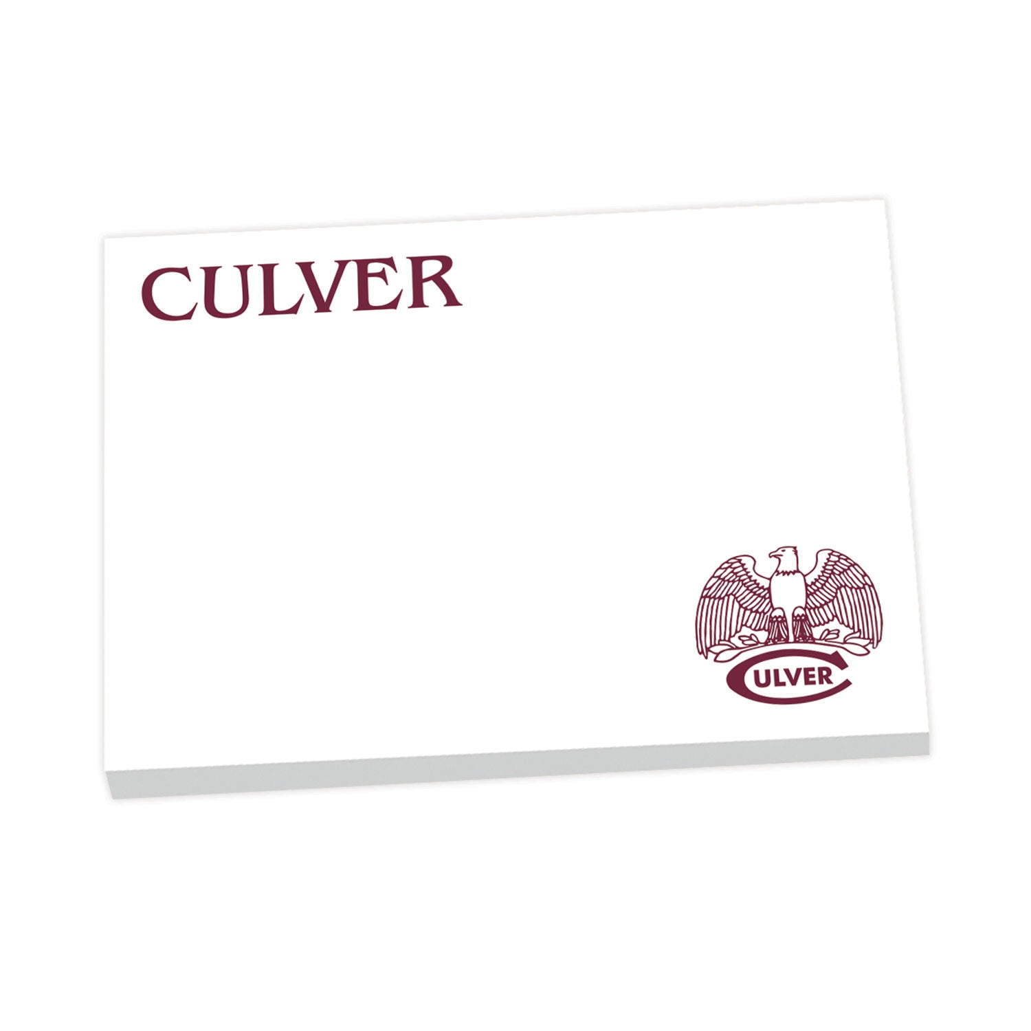 Souvenir Sticky Note 25 Sheet Culver Eagles 4x3 - 2 Pack