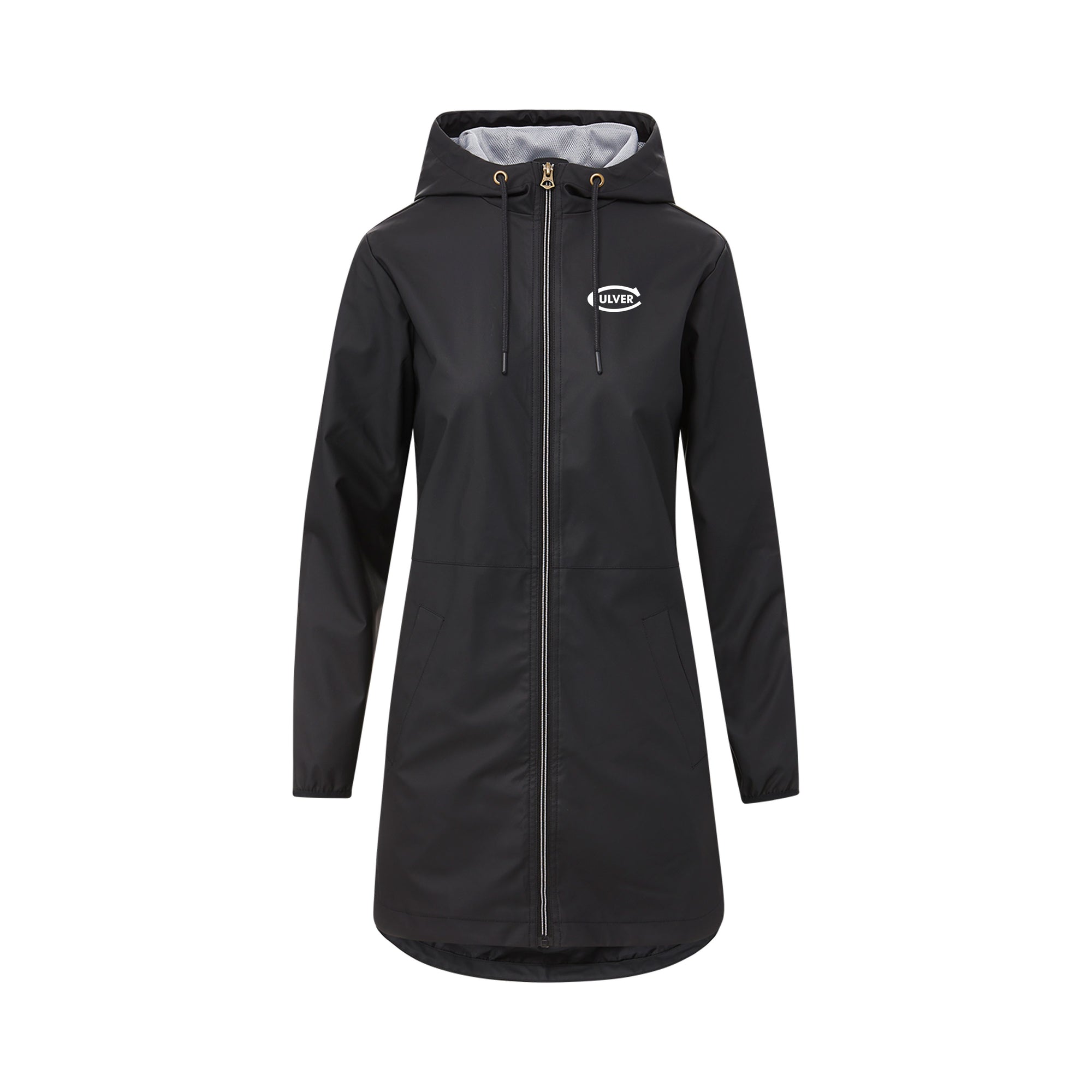 Weatherproof Vintage Women's Hooded Rain Jacket - Black