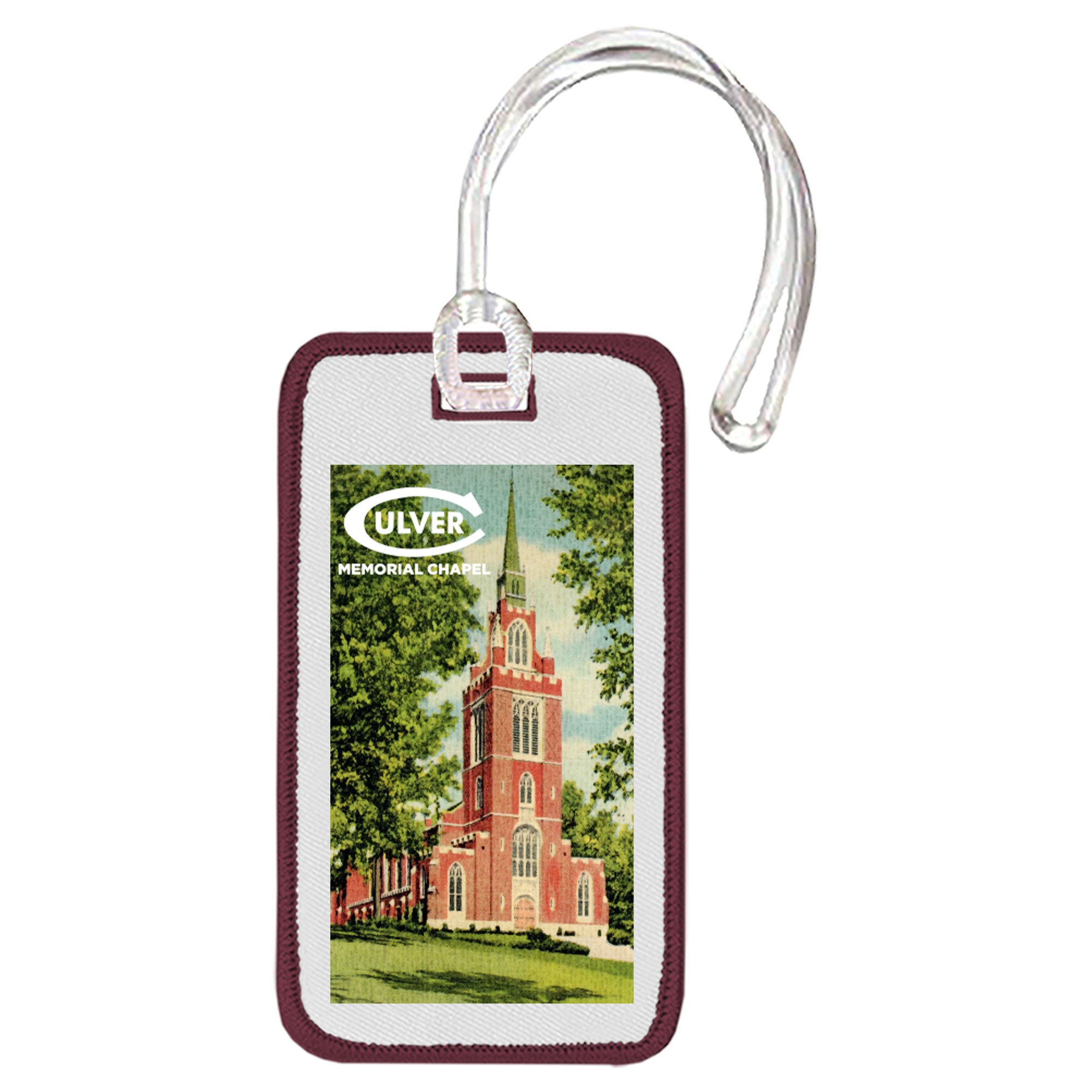 Memorial Chapel Embroidered Luggage Tag