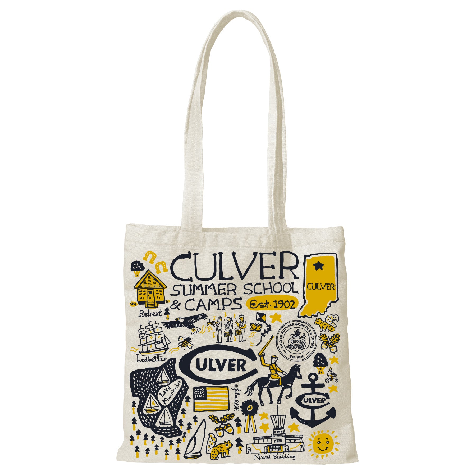 Julia Gash CSSC Natural Canvas Slim Tote