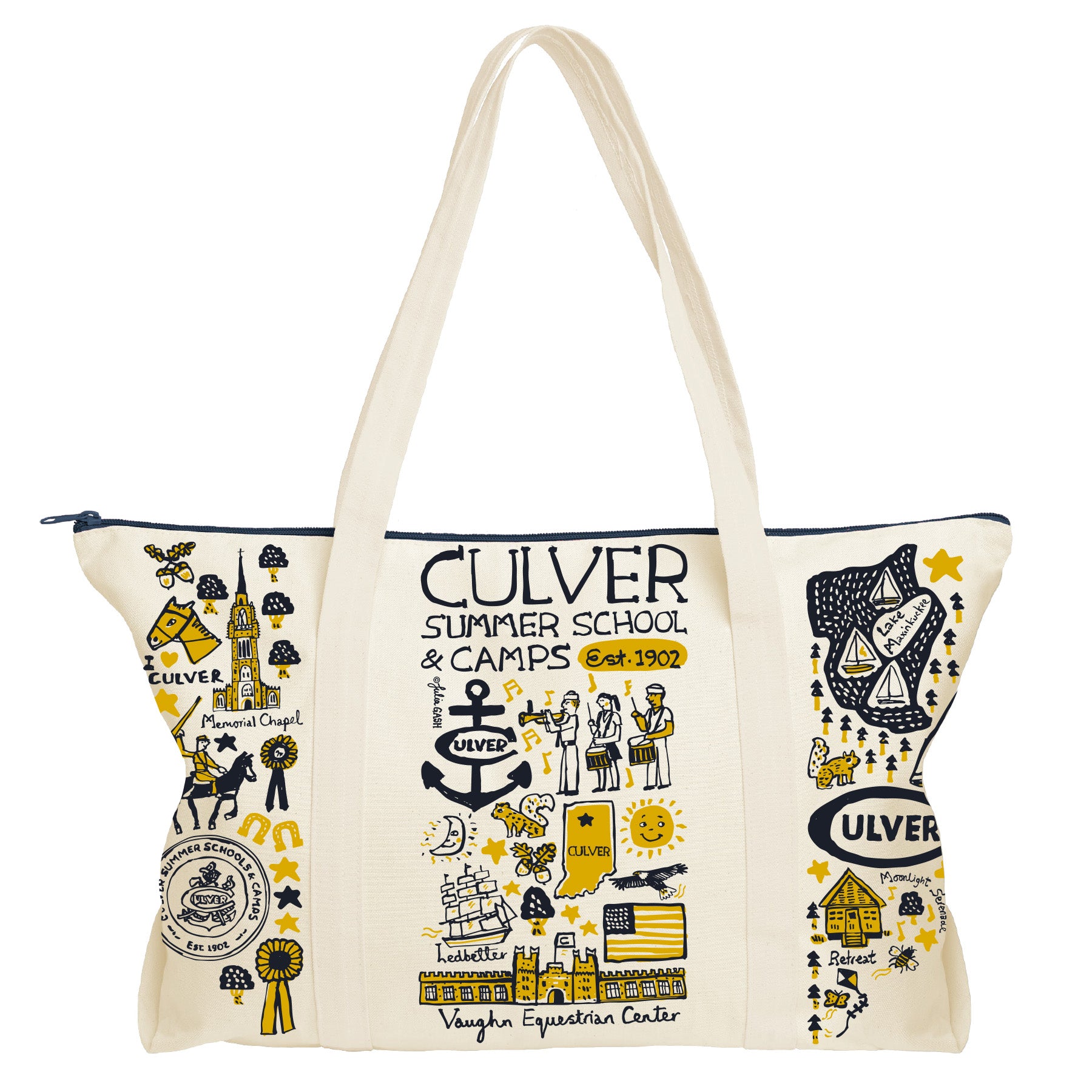 Julia Gash CSSC Natural Canvas Weekender Tote