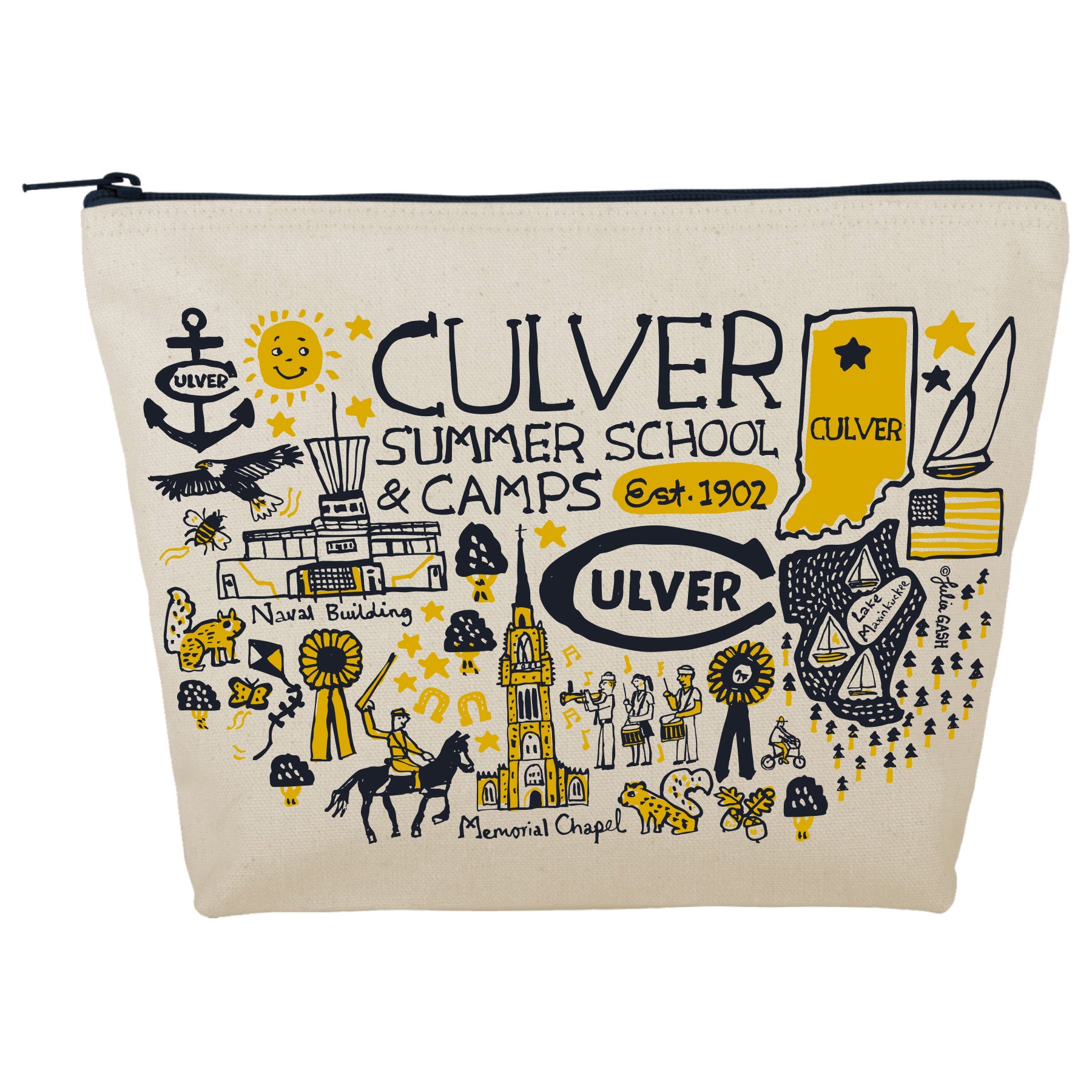 Julia Gash CSSC Mae Canvas Zipper Case
