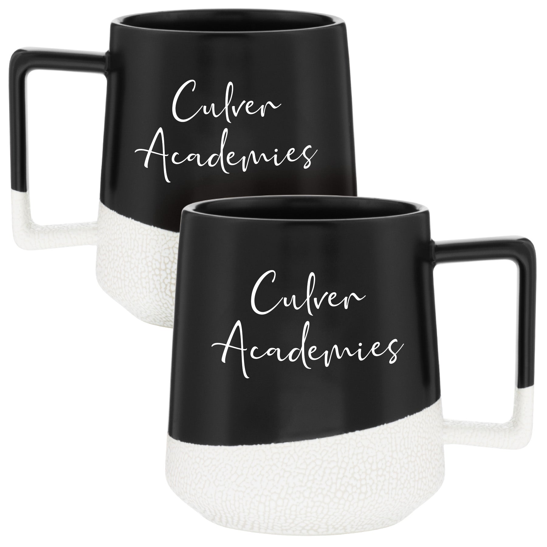 Culver Academies Black Shagreen Mug - 17oz