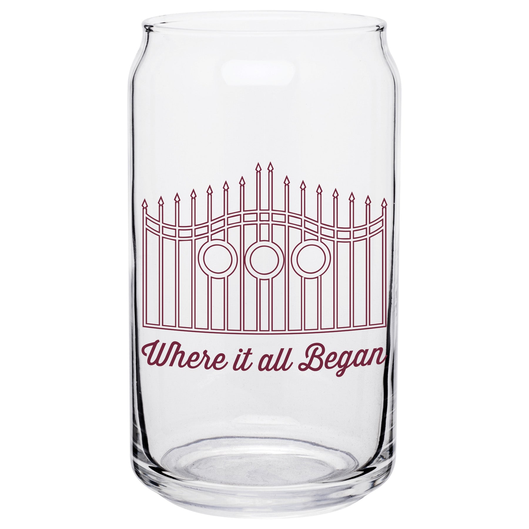 Logansport Gate Soda Can Glasses - 16oz