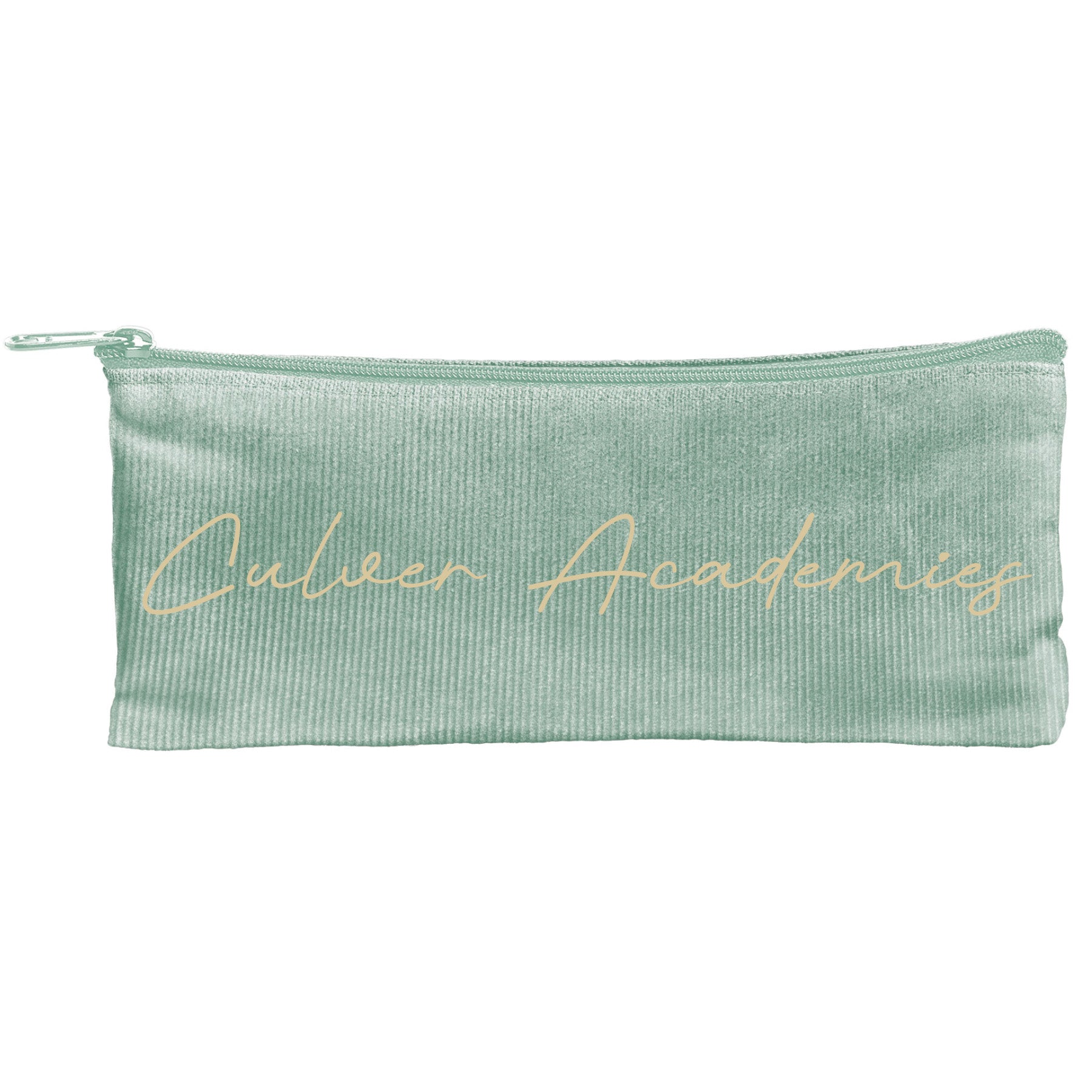 Corduroy Pixie Pouch - Frosted Mint (9 3/4" x 4")