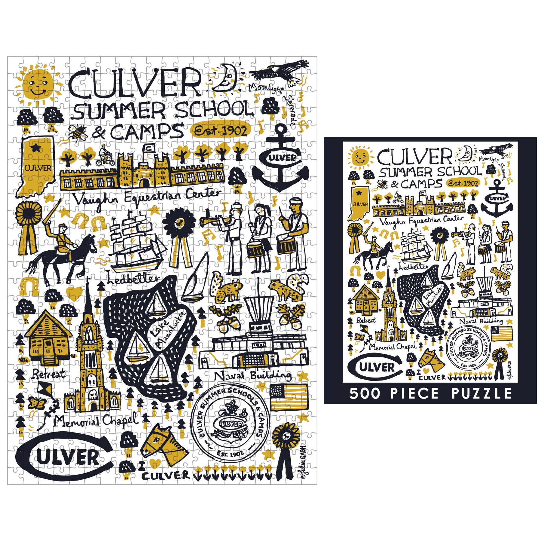 Julia Gash CSSC Design Puzzle - 500 PC