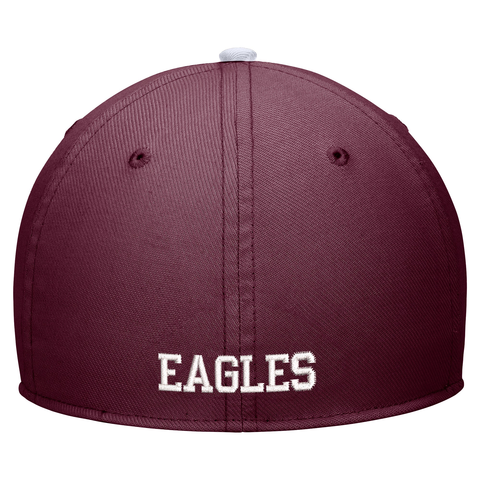 Rise Color Block Swoosh Flex Hat - Maroon & White