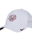 Nike Club Swoosh Cap- White/ Maroon