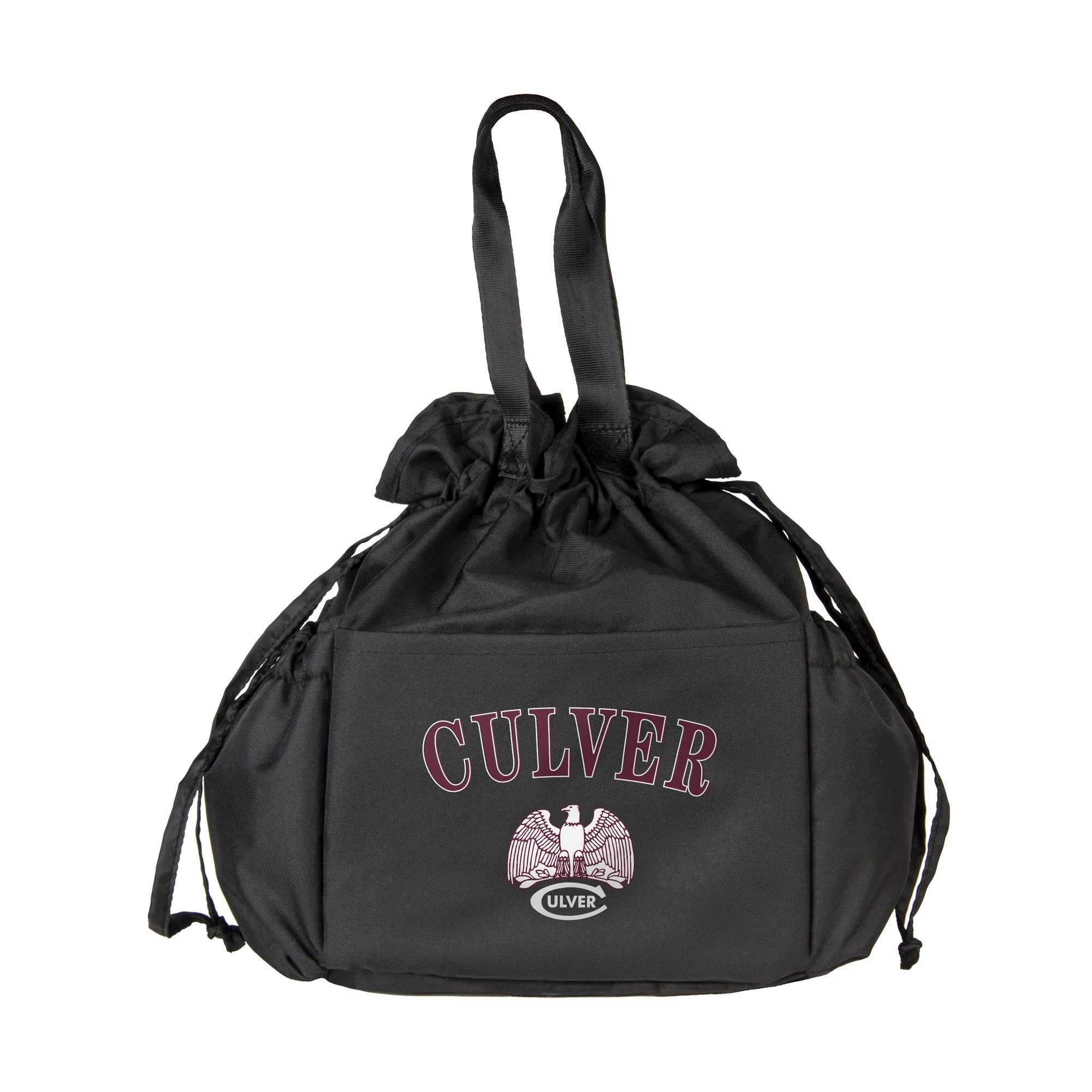 Eagle Drawstring Lunch Cooler - Black