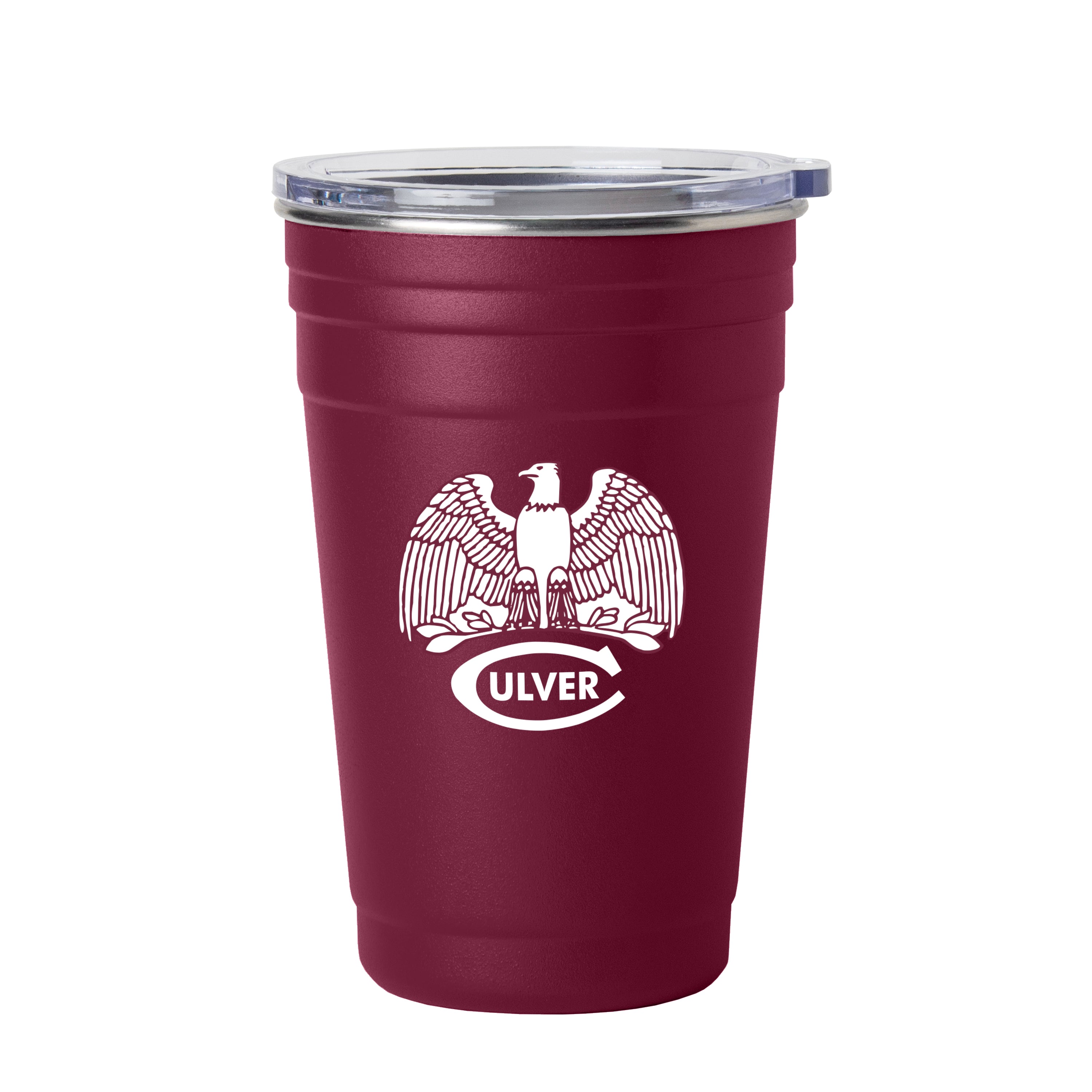 Eagle Stainless Tailgate Cup - Maroon 22oz