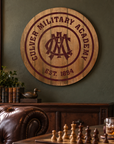 Culver Military Academy Barrel Top Sign