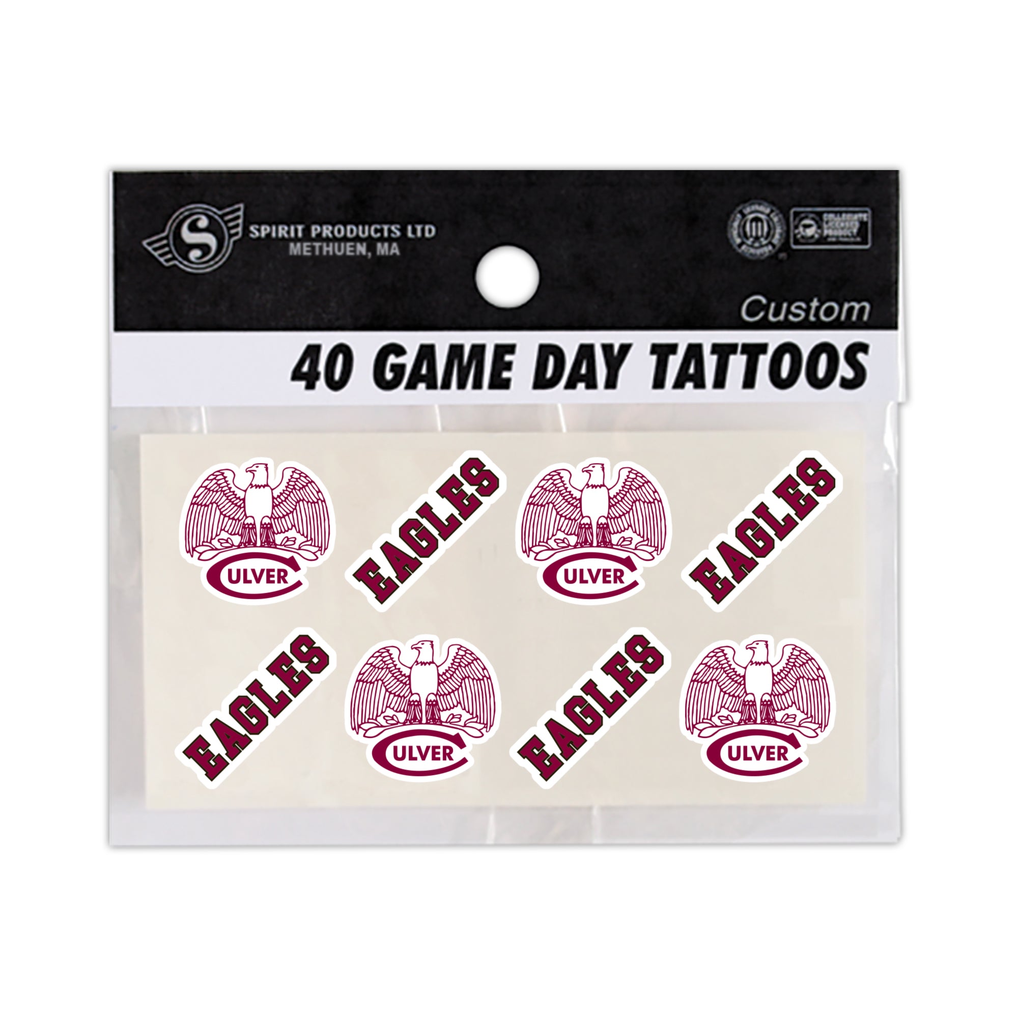 Culver Temporary Tattoos - 40pk