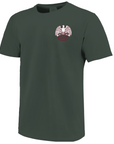 Culver Holiday Short Sleeve Comfort Tee - Spruce Green