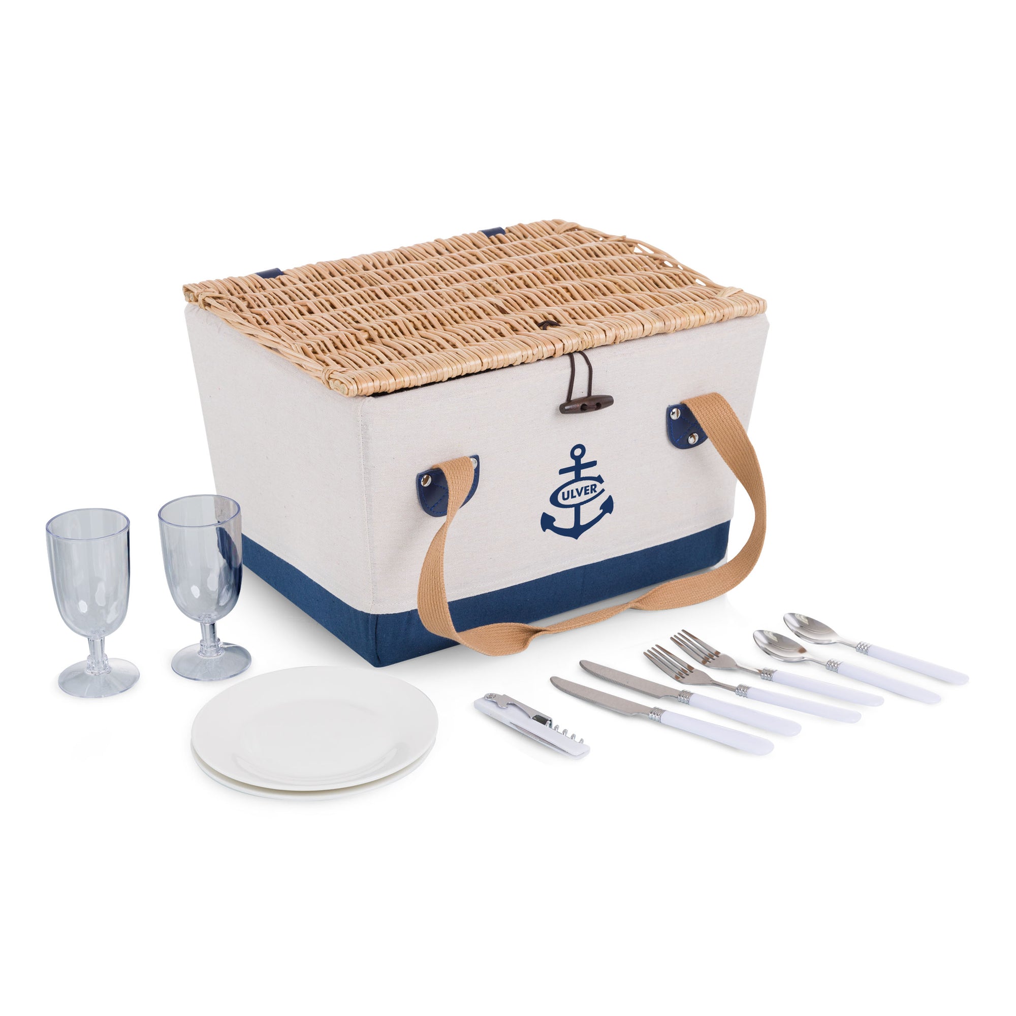 Sail Away Boardwalk Picnic Basket for 2
