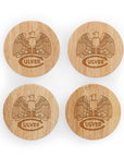 Coasters with Bottle Openers - Set of 4