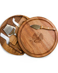 Culver Eagle Engraved Acacia Circa Cheese Cutting Board & Tool Set