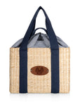 Culver Eagle Engraved Leather Patch Parisian Picnic Basket
