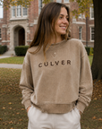 Corded Boxy Pullover - Latte