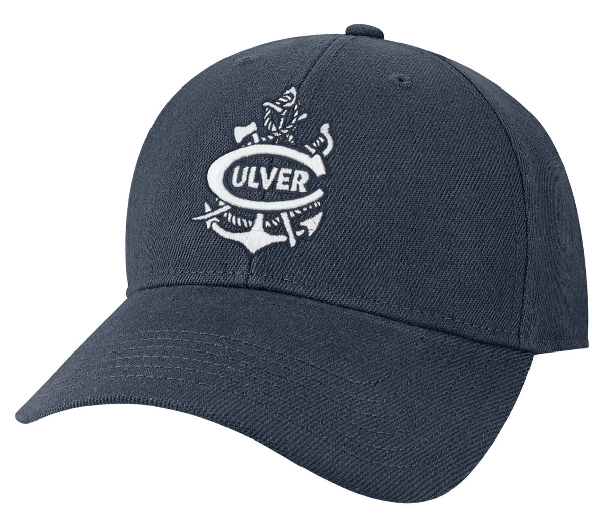 Anchor Serge Stretch Fit Hat - Navy