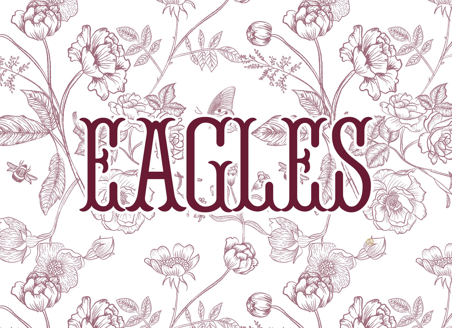 Eagles Toile Pillow