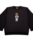 Naval Bear Crew Dog Sweatshirt - Navy