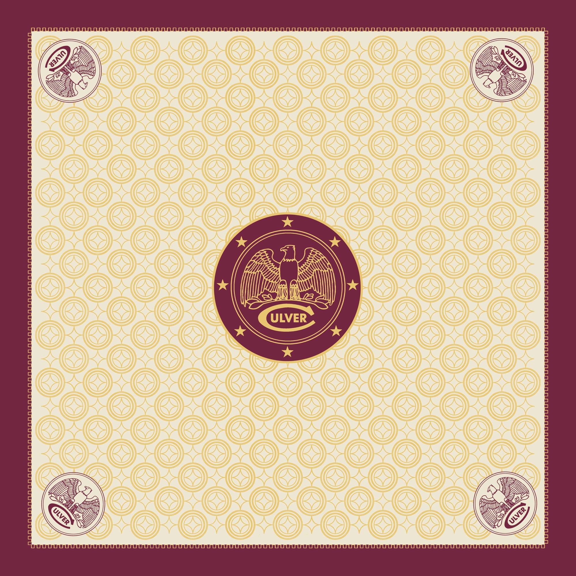 Culver Silk Scarf - 36 " x 36"