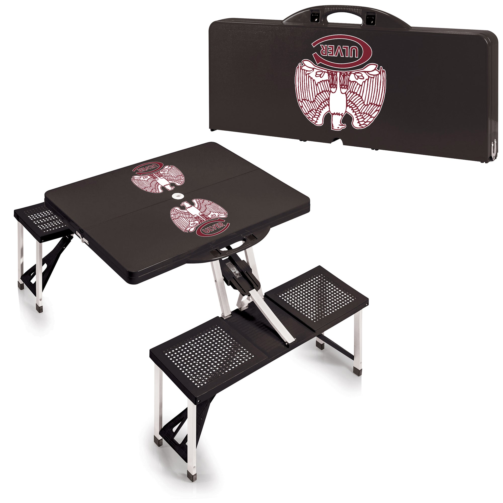 Eagles Fan Picnic Table - Black