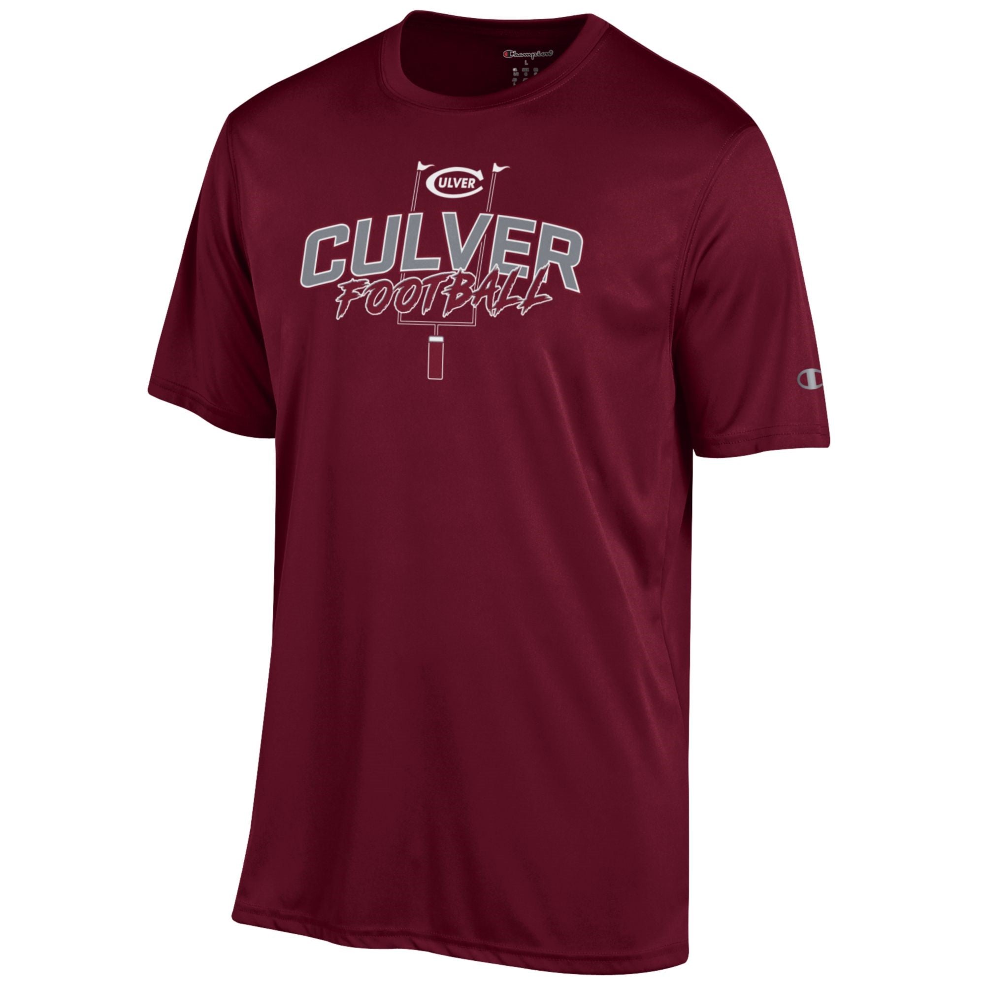 Champion Football Athletic Short Sleeve Tee Maroon – Culver