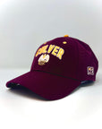 Stretch Fit Perforated Gamechanger - Maroon & Gold