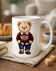 Culver Varsity Bear Mug - White -15oz