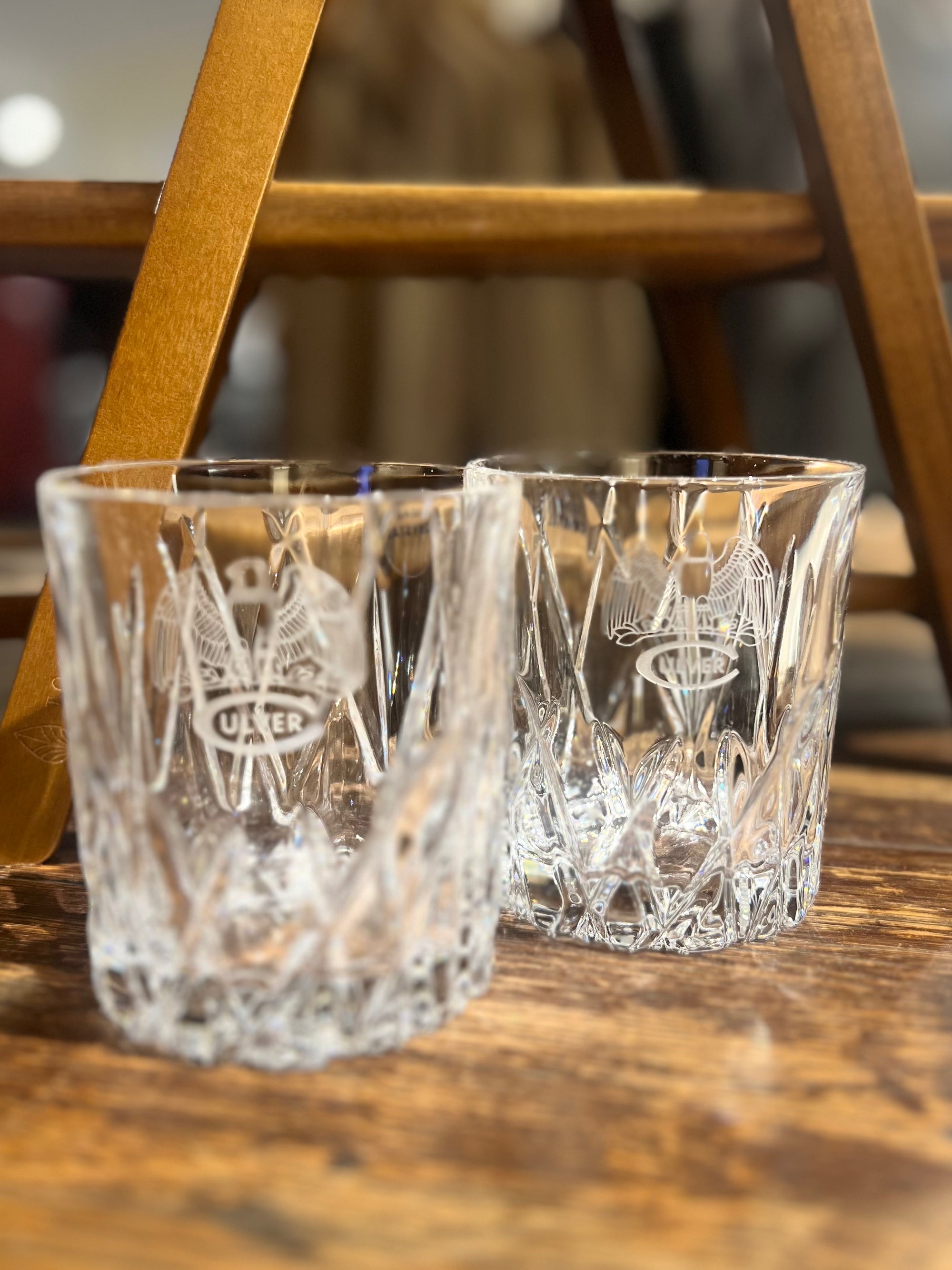 Wicker Rocks Glass - Set of 2