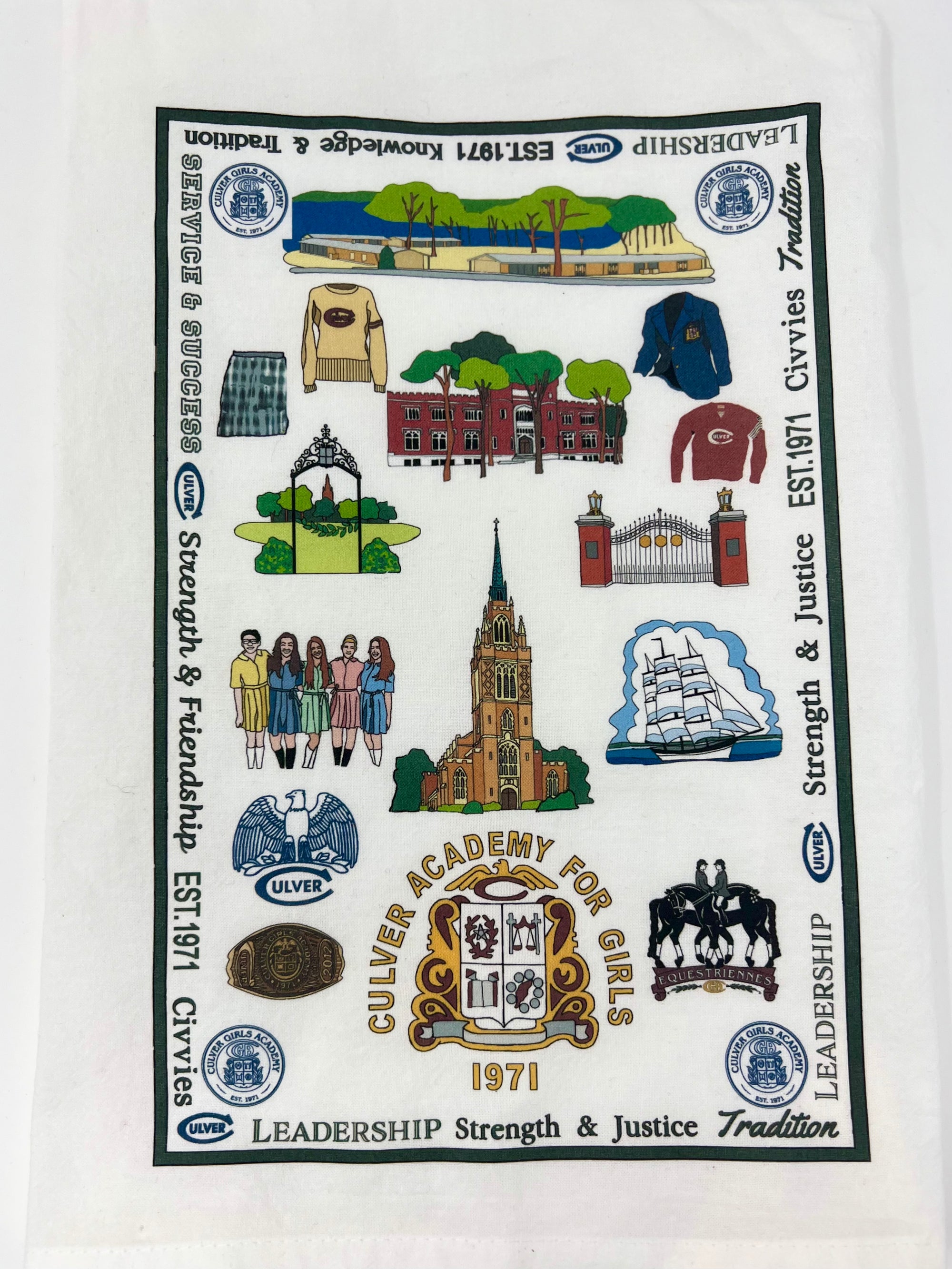 CGA History Tea Towel