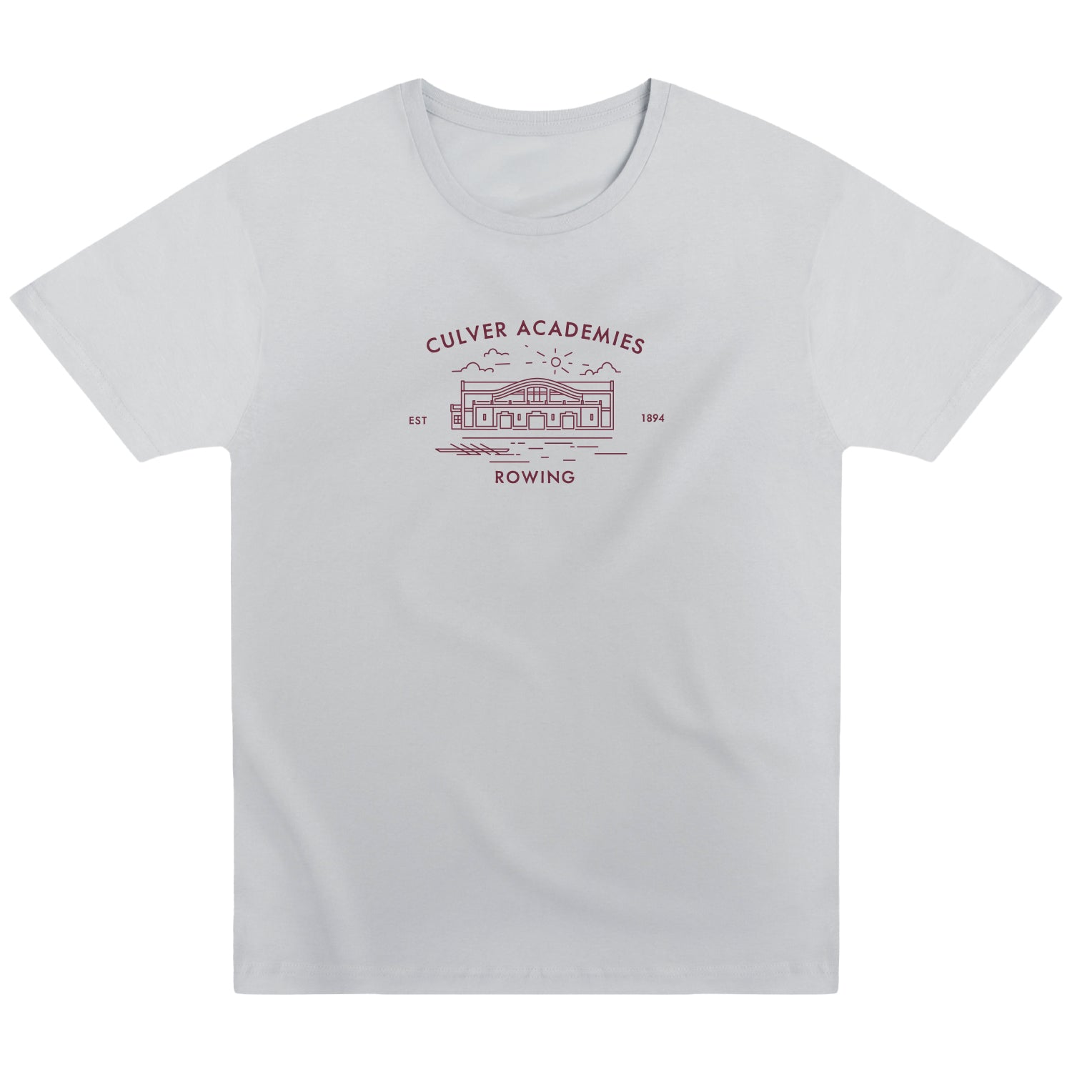 Rowing Sports Fan Tee - Silver