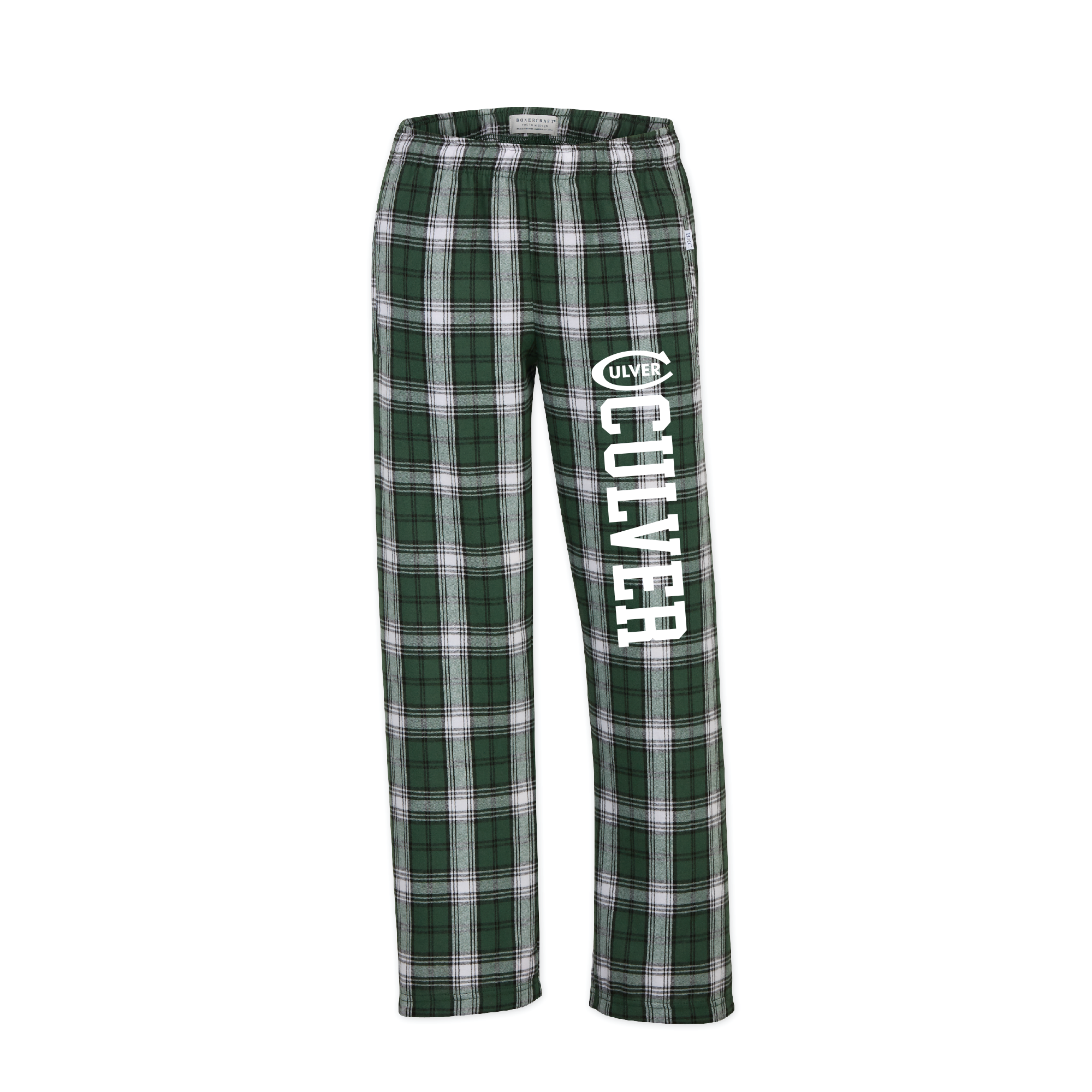 Youth Culver Flannel Pant - Green / White Plaid