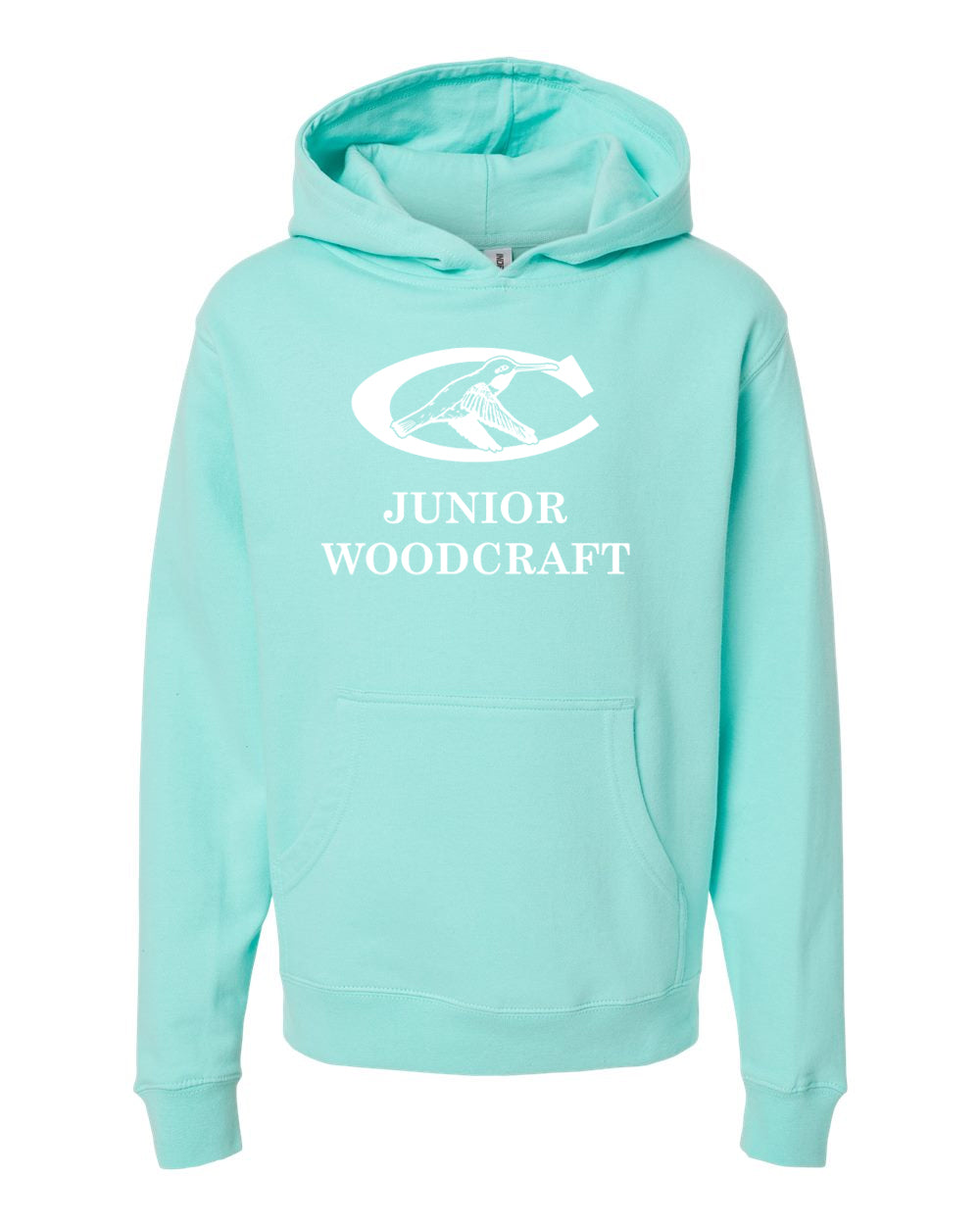 Youth Junior Woodcraft Hummingbird Hoodie - Mint
